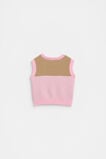 Logo Knit Vest  Petal Pink  hi-res