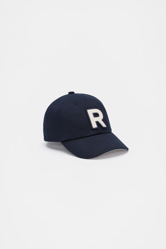 Blue Initial Cap  R  hi-res