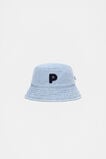 Blue Mini Initial Bucket Hat  P  hi-res