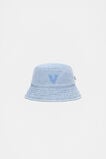 Blue Mini Initial Bucket Hat  V  hi-res