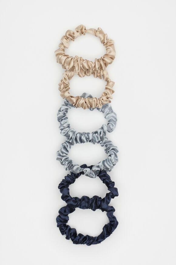 Mini Scrunchie  Twilight Blue  hi-res