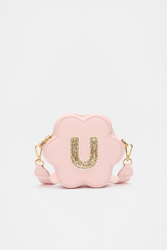 Flower Initial Bag  U  hi-res