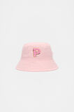 Pink Initial Bucket Hat  P  hi-res