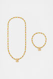 Initial Necklace And Bracelet Set  Z  hi-res
