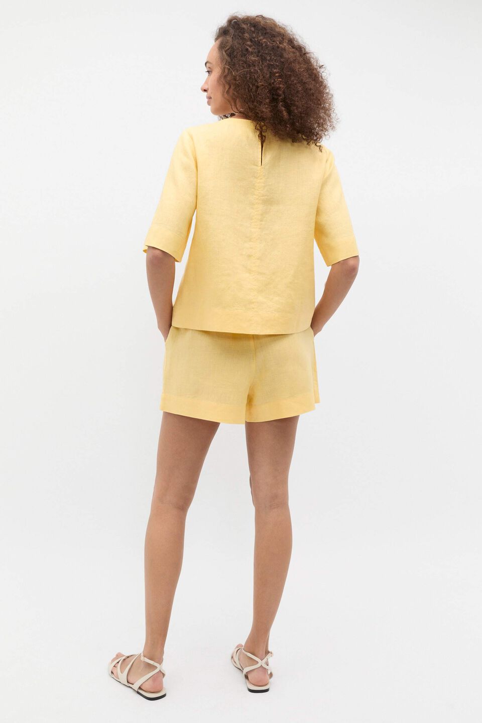 Core Linen Tee  Buttercup