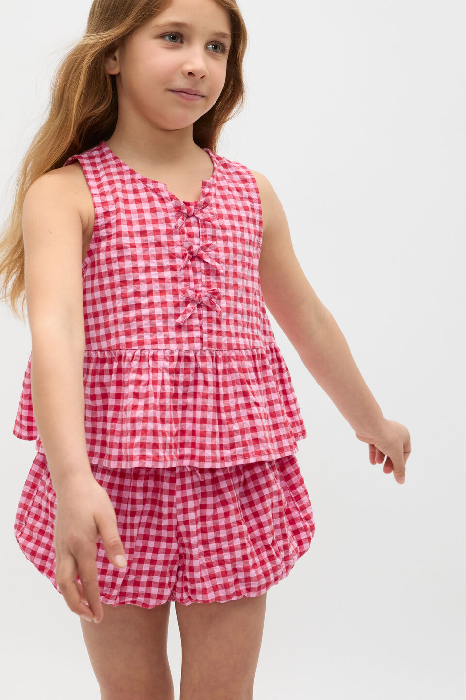 Gingham Top  Multi