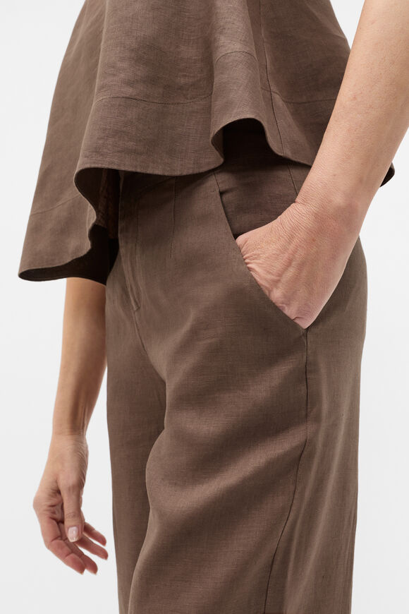 Core Linen Waisted Pant  Pinecone  hi-res