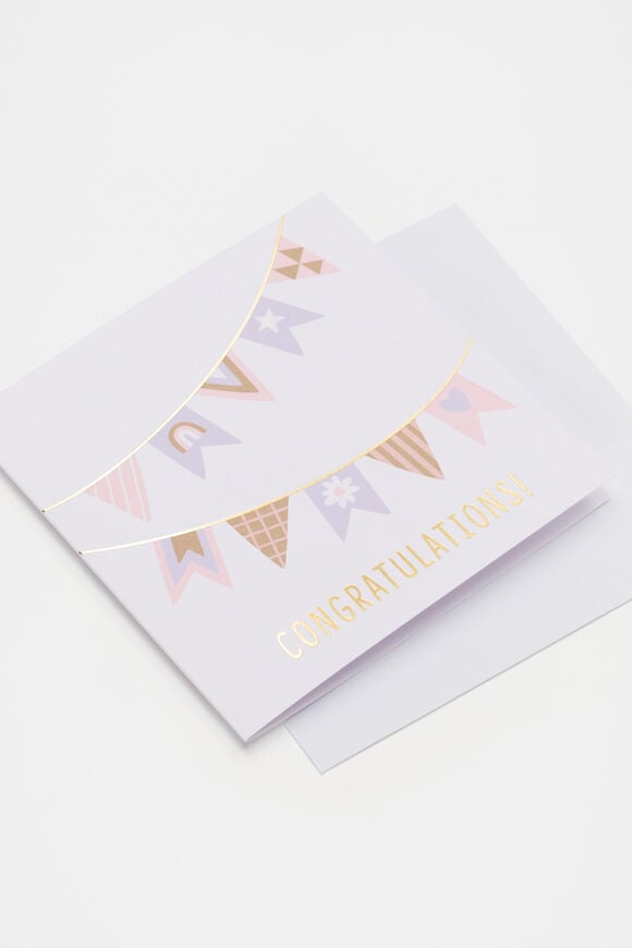 Congratulations Yardage Card  Multi  hi-res
