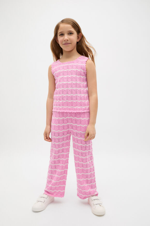 Crochet Top  Candy Pink  hi-res