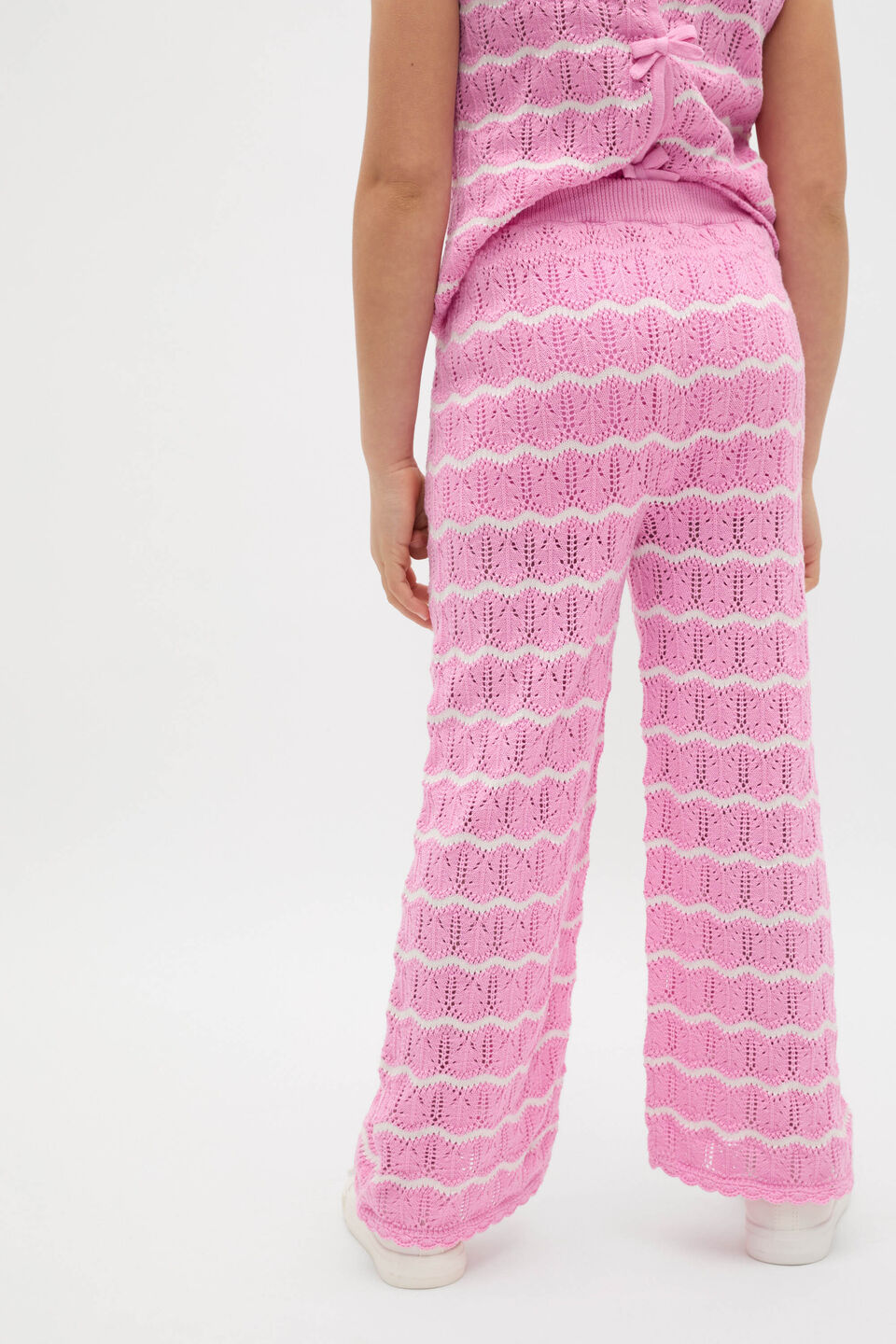 Crochet Pant  Candy Pink