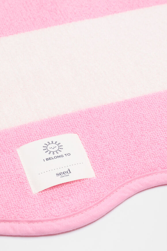 Beach Towel  Candy Pink Stripe  hi-res