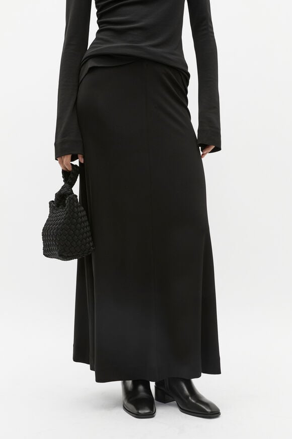 Micro Jersey Skirt  Black  hi-res