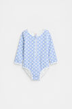 Flower Tile Rashsuit  Luna Blue  hi-res