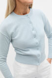 Linen Blend Cardigan  Bluebelle Marle  hi-res