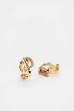 Initial Clip On Earings  D  hi-res