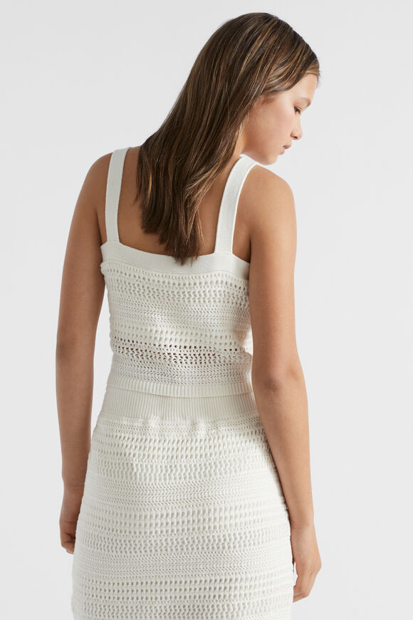 Crochet Top  White  hi-res