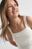 Crochet Top  White  hi-res