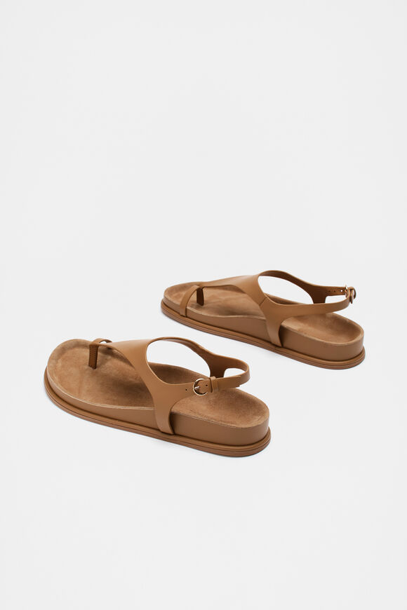 Tina Toe Loop Sandal  Caramel  hi-res