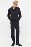 Double Knit Barrel Leg Pant  Twilight Blue  hi-res