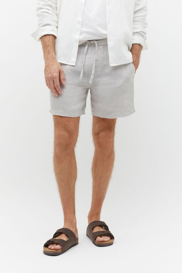 Linen Short  Chalk Crossdye  hi-res