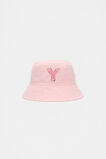 Pink Initial Bucket Hat  Y  hi-res