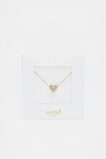 Initial Jewel Bubble Necklace  Heart  hi-res