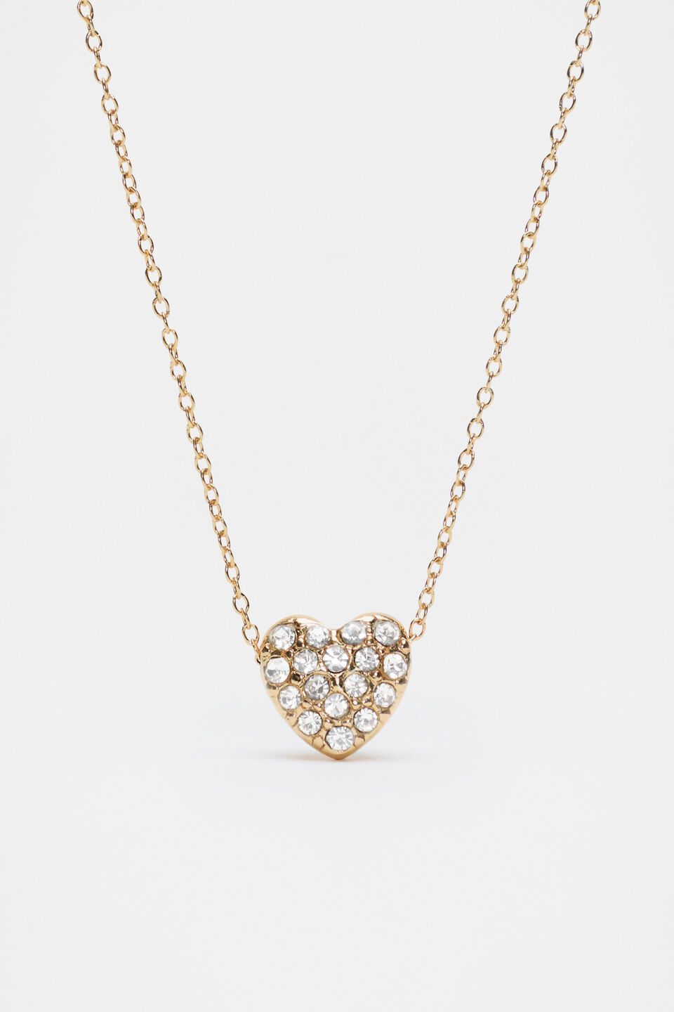Initial Jewel Bubble Necklace  Heart