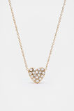 Initial Jewel Bubble Necklace  Heart  hi-res