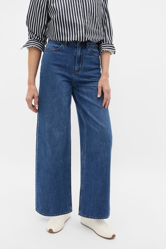70s Wide Leg Jean  Heritage Wash  hi-res