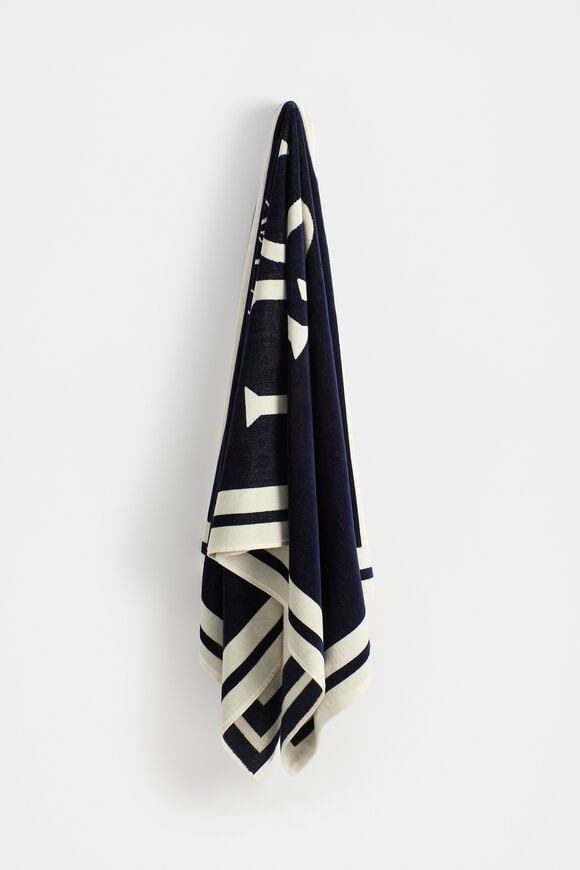 25 Anniversary Beach Towel  Twilight Blue  hi-res