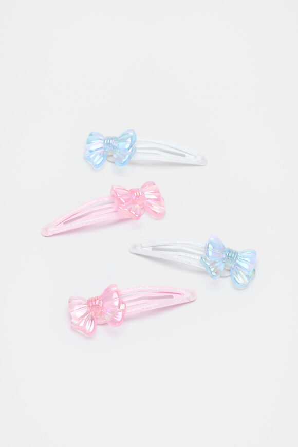 Iridescent Bow Snap Pack  Multi  hi-res