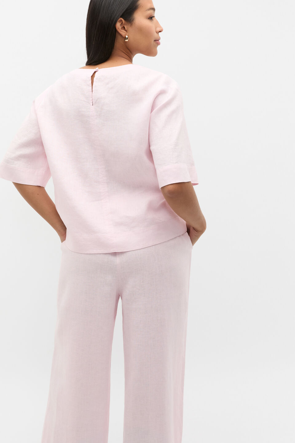 Core Linen Tee  Primrose