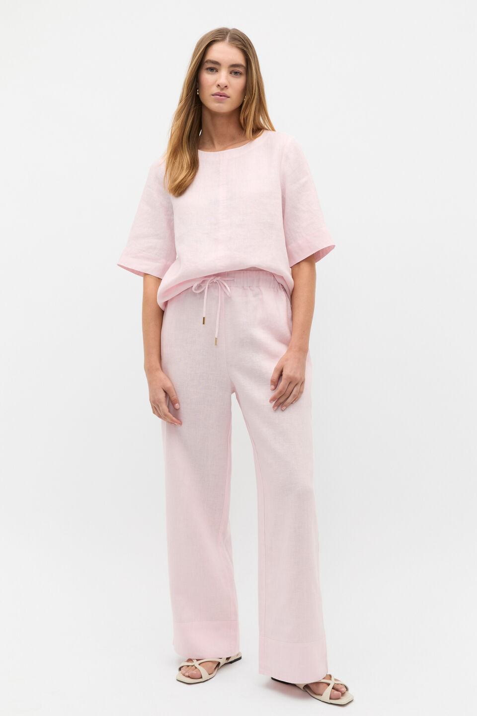 Core Linen Tee  Primrose