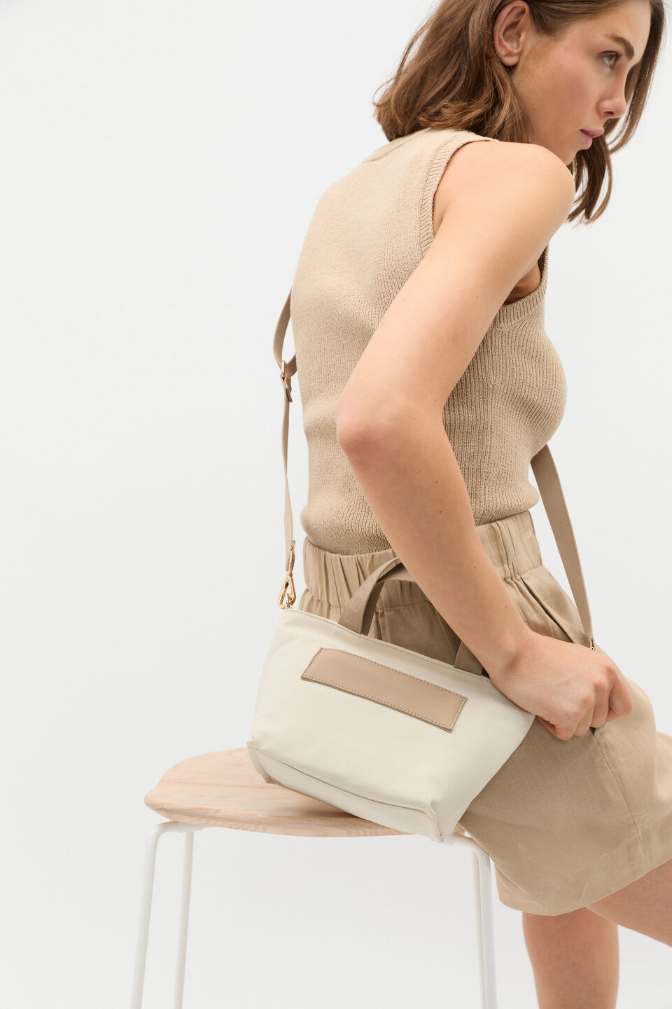 Seed Daily Crossbody Bag  Iced Latte