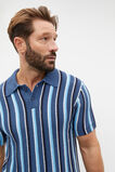 Relaxed Knit Polo  Dusk Blue Multi  hi-res