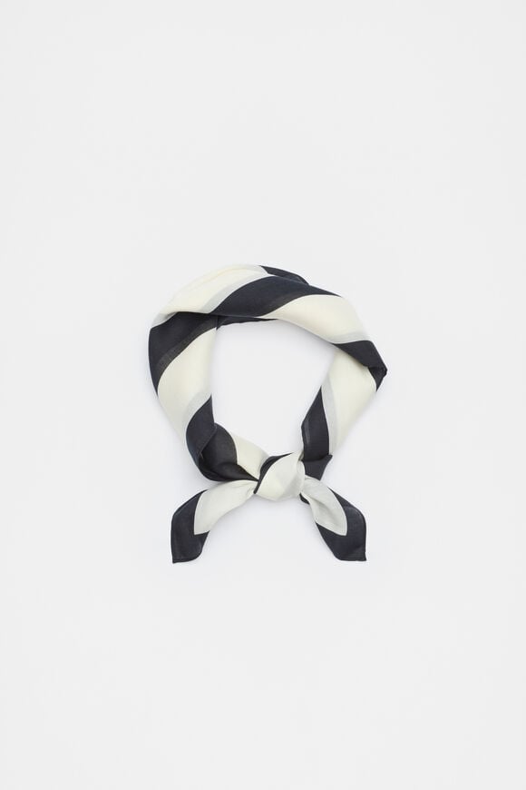 Printed Headscarf  Cream  hi-res