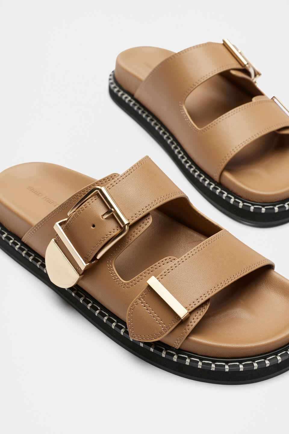 Sasha Trim Slide  True Caramel