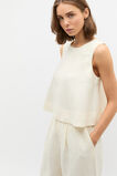Core Linen Shell Top  Buttercream  hi-res