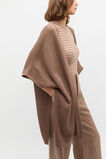 Open Weave Poncho  Nutmeg  hi-res