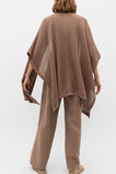 Open Weave Poncho  Nutmeg  hi-res
