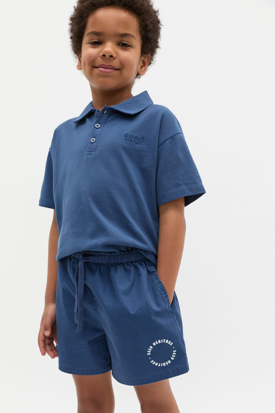 Core Garment Dye Short  Washed Navy