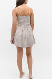 Stripe Bubble Dress  Mushroom  hi-res