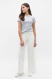Core Logo Rib Tee  Cloud Grey Marle  hi-res
