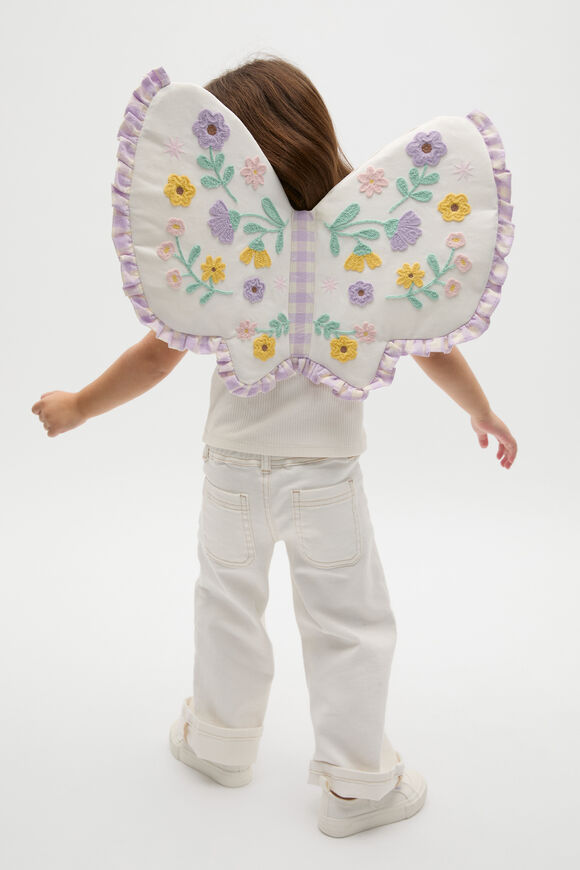 Embroidered Butterfly Wings  Multi  hi-res