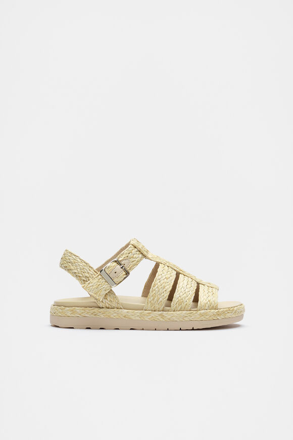 Woven Cage Sandal  Natural  hi-res