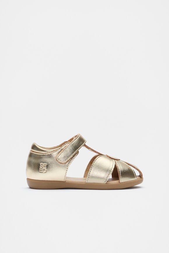 Flower Cage Sandal  Gold  hi-res