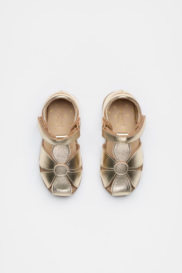 Flower Cage Sandal  Gold  hi-res
