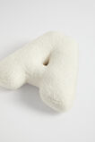 Teddy Initial Cushion Creme  A  hi-res