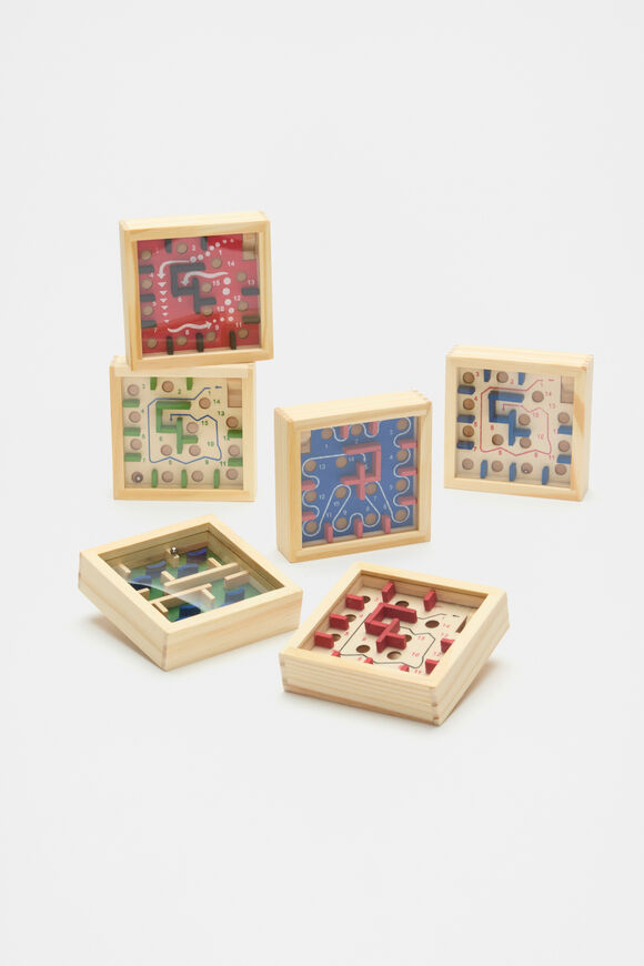 Classic Wooden Mazes  Multi  hi-res