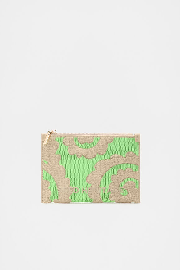 Knit Zip Purse  Retro Swirl  hi-res
